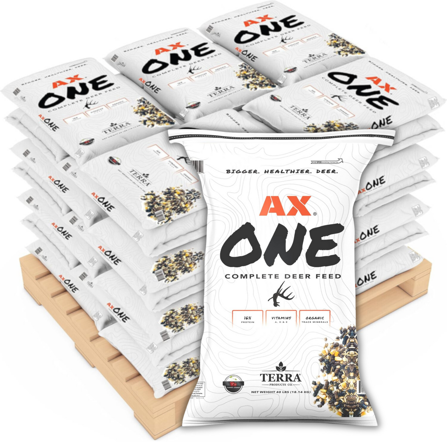 AX One - Complete Deer Feed Pallet (50 Bags)