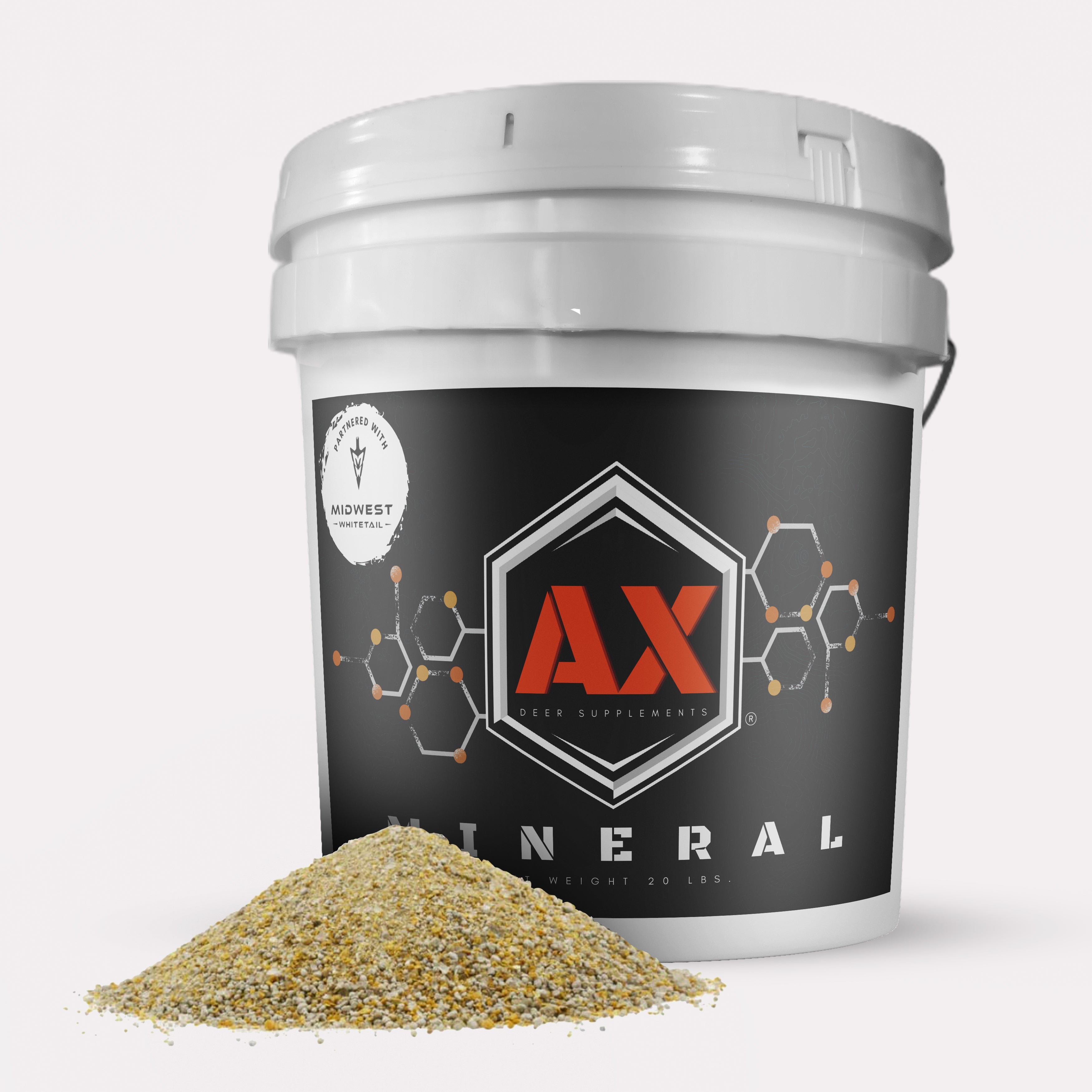 AX Mineral 20lb Bucket – AX Deer Supplements